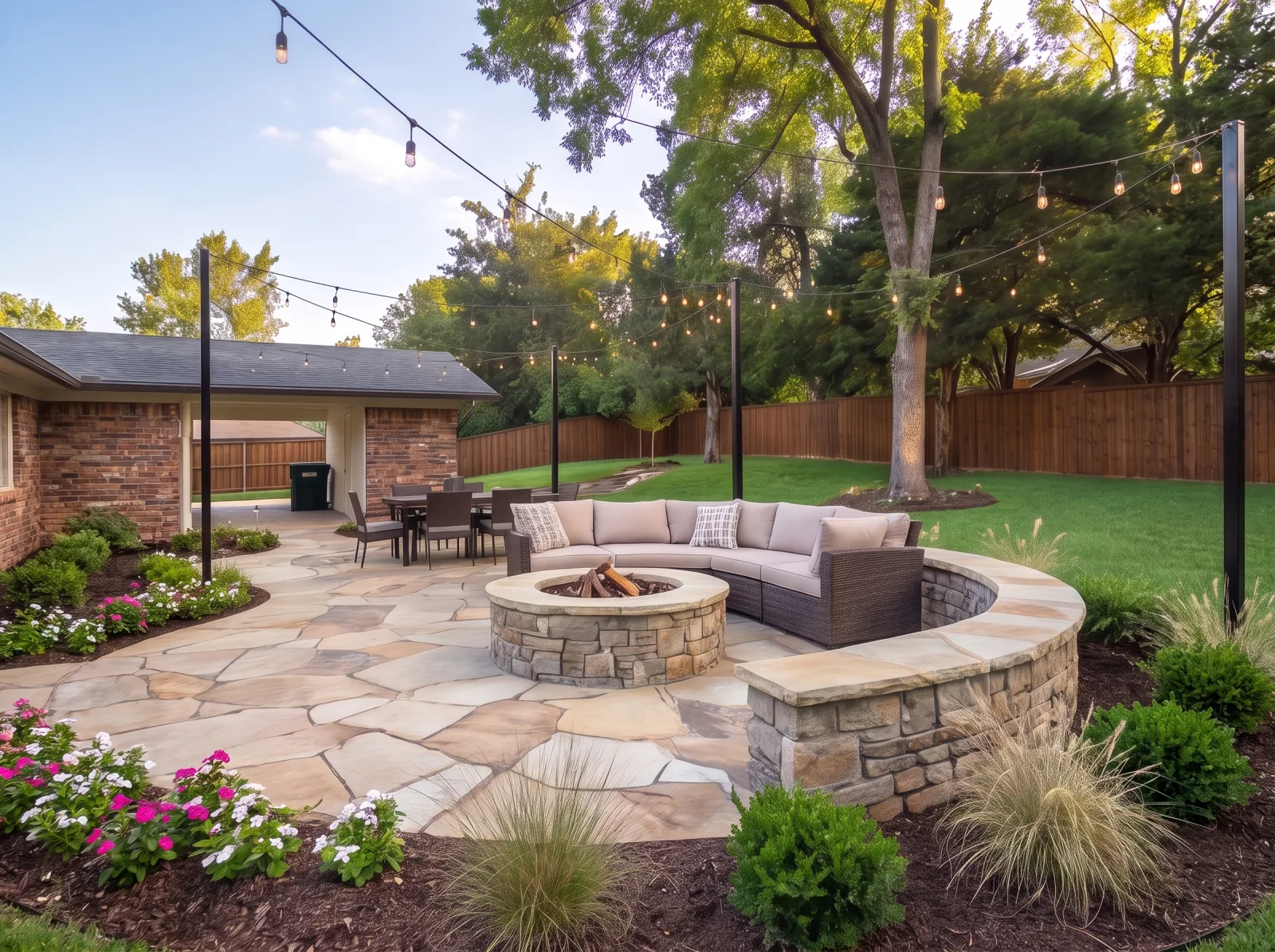 Hardscaping by College Bros in the Monroe, LA area